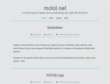 Tablet Screenshot of mclol.net